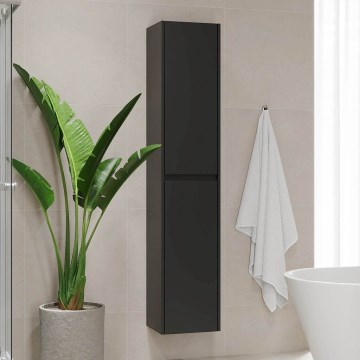Mueble de baño TRONDHEIM 174 cm negro