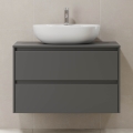 Mueble de baño TRONDHEIM para lavabo 90 cm antracita