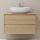 Mueble de baño TRONDHEIM para lavabo 90 cm roble