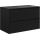 Mueble de baño TRONDHEIM para lavabo de 90 cm, negro