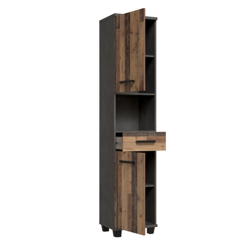 Mueble de baño VENOM antracita/marrón