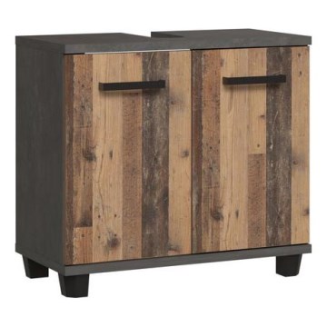 Mueble de baño VENOM antracita/marrón