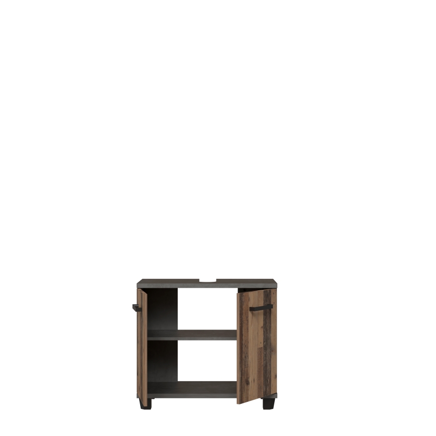 Mueble de baño VENOM antracita/marrón