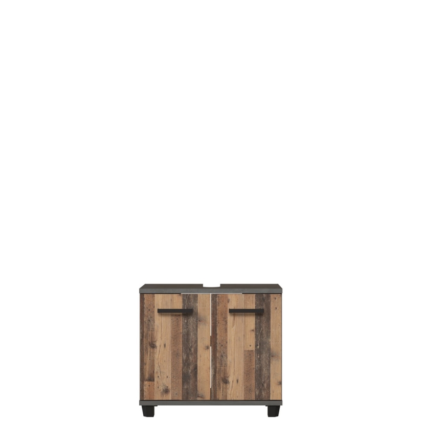 Mueble de baño VENOM antracita/marrón