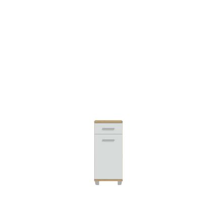Mueble de baño VENOM blanco/roble artesanal