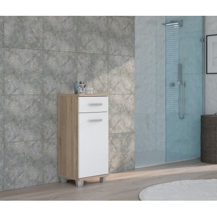 Mueble de baño VENOM blanco/roble sonoma
