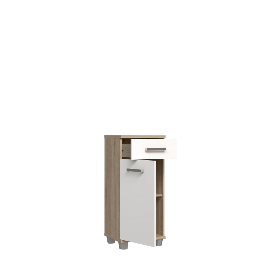 Mueble de baño VENOM blanco/roble sonoma