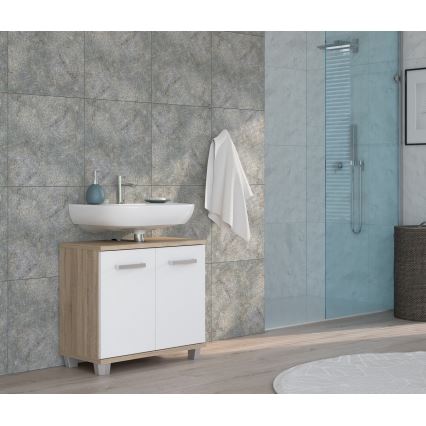 Mueble de baño VENOM blanco/roble Sonoma