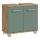 Mueble de baño VENOM verde/roble artisan