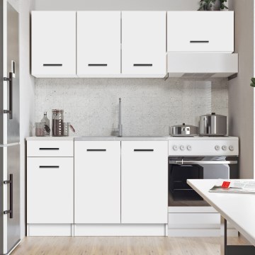 Mueble de cocina ARLEN 180 cm, blanco