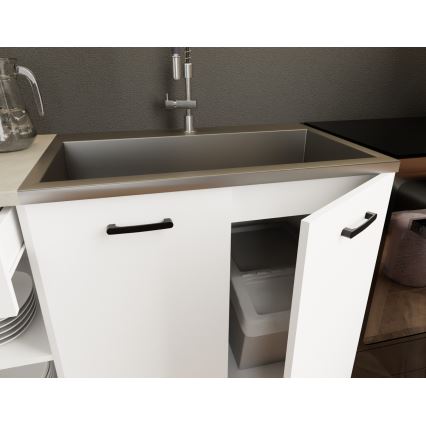 Mueble de cocina ARLEN 180 cm, blanco