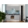 Mueble de cocina CELESTE 180 cm, gris brillante