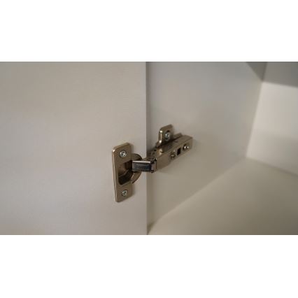 Mueble de cocina CELESTE de 240 cm, blanco lacado brillante