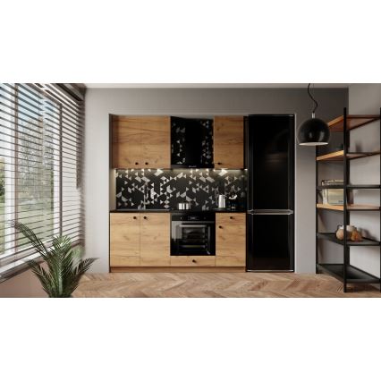 Mueble de cocina CLAIRE 180 cm roble craft