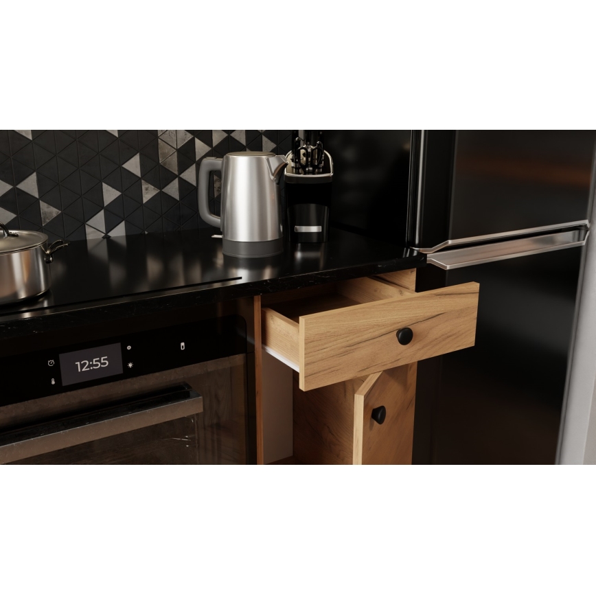 Mueble de cocina CLAIRE 180 cm roble craft