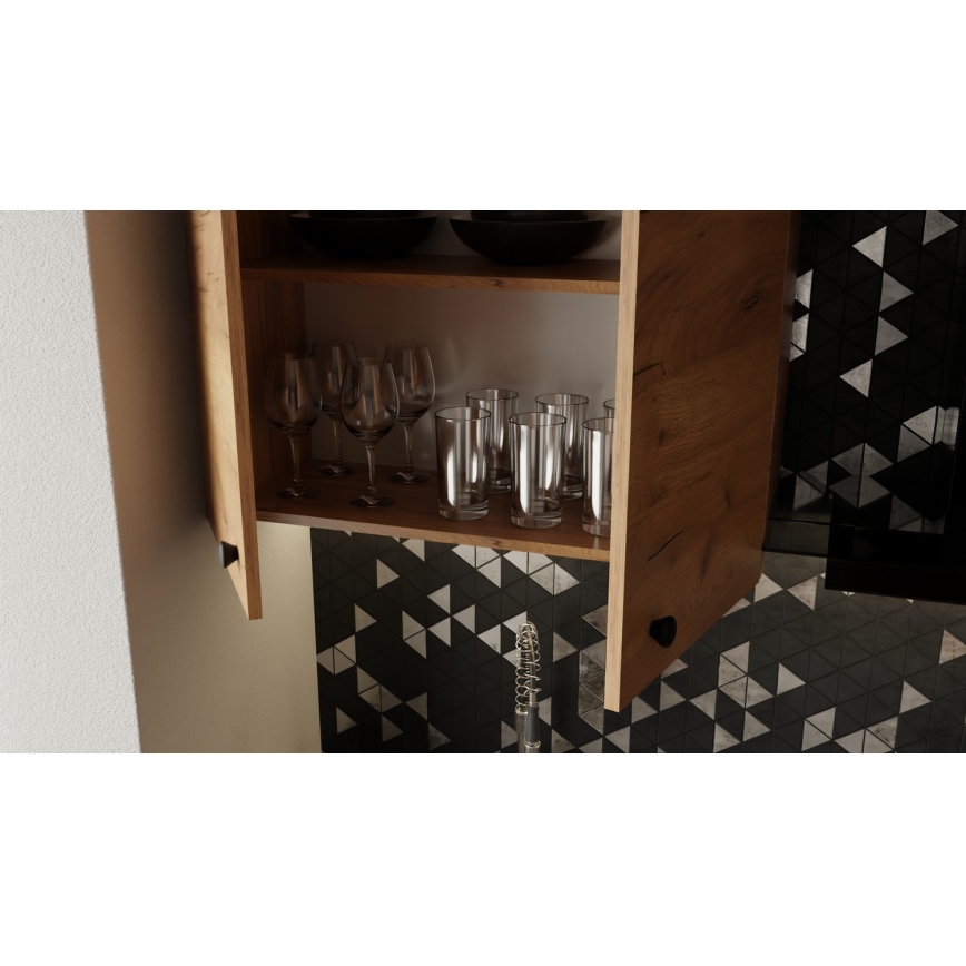 Mueble de cocina CLAIRE 180 cm roble craft