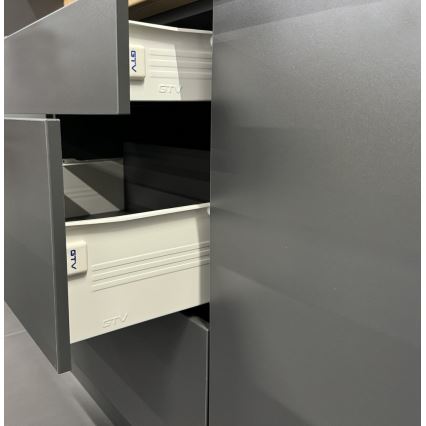 Mueble de cocina ELISE 240 cm en grafito