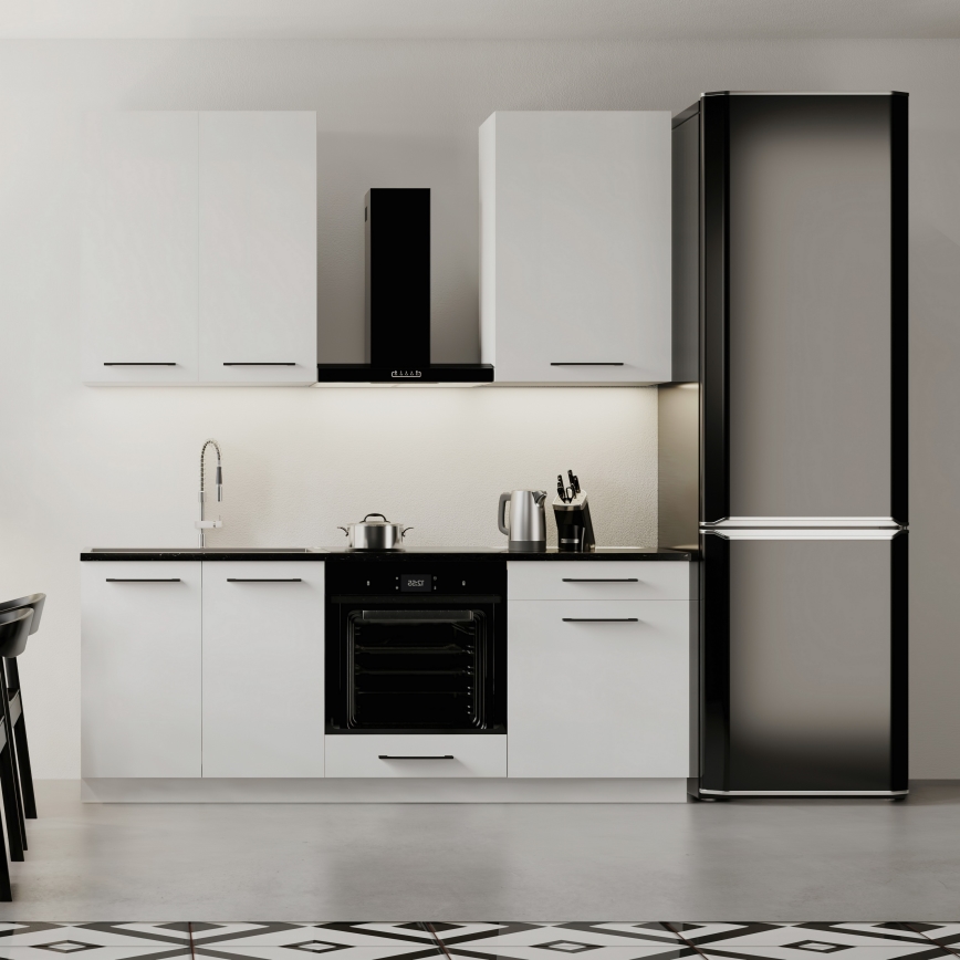 Mueble de cocina EVE 200 cm blanco