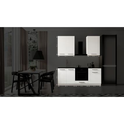 Mueble de cocina EVE 200 cm blanco