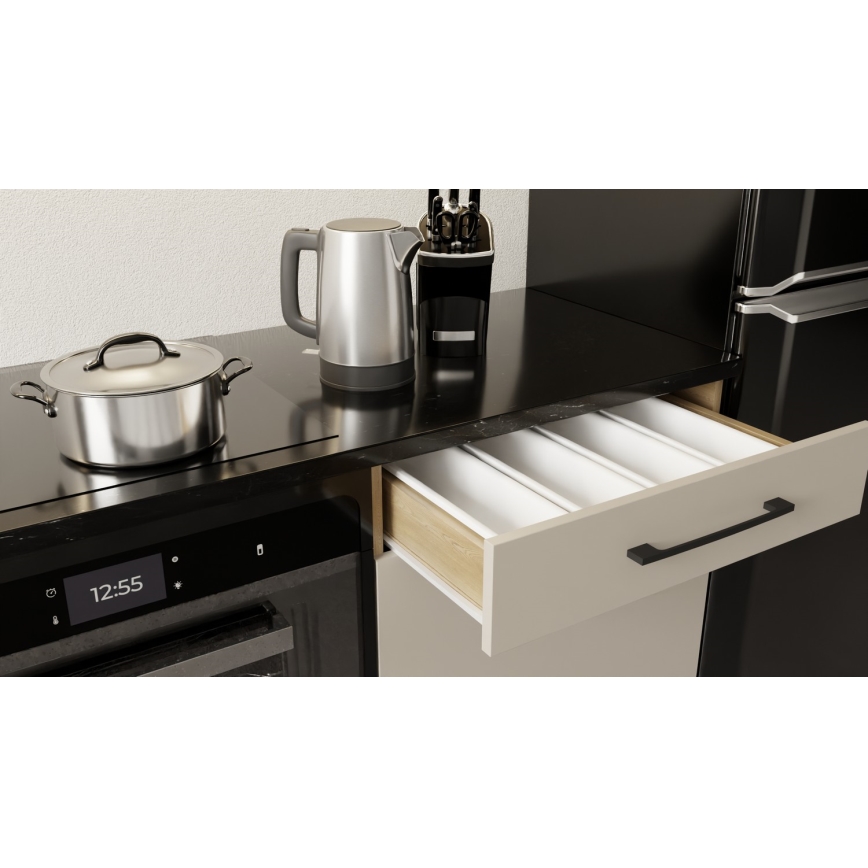 Mueble de cocina EVE 200 cm taupe