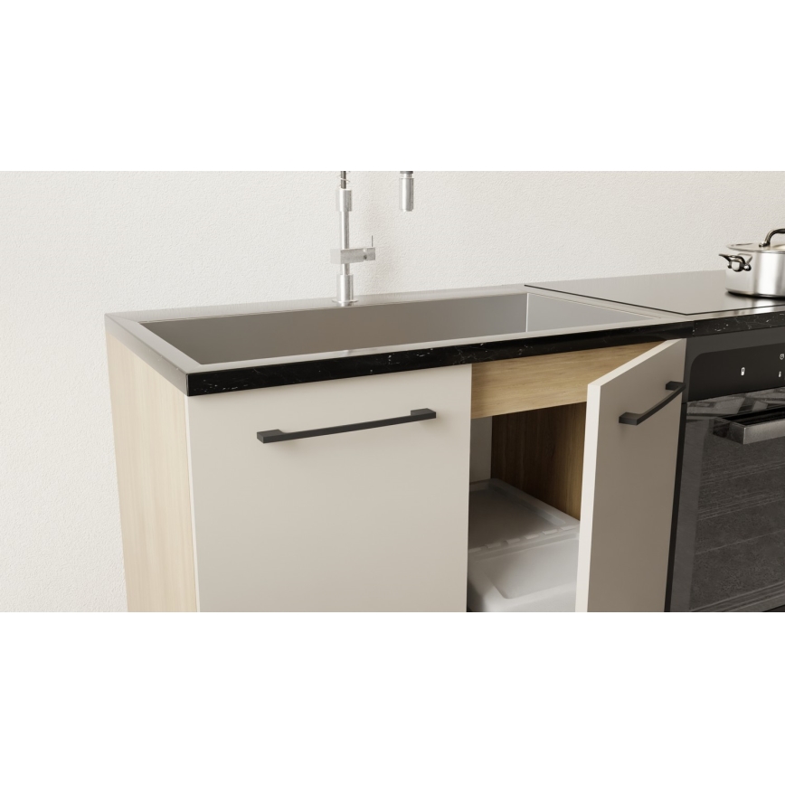 Mueble de cocina EVE 200 cm taupe