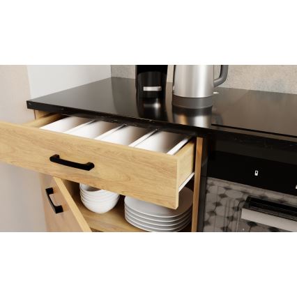 Mueble de cocina JOY 200 cm nogal