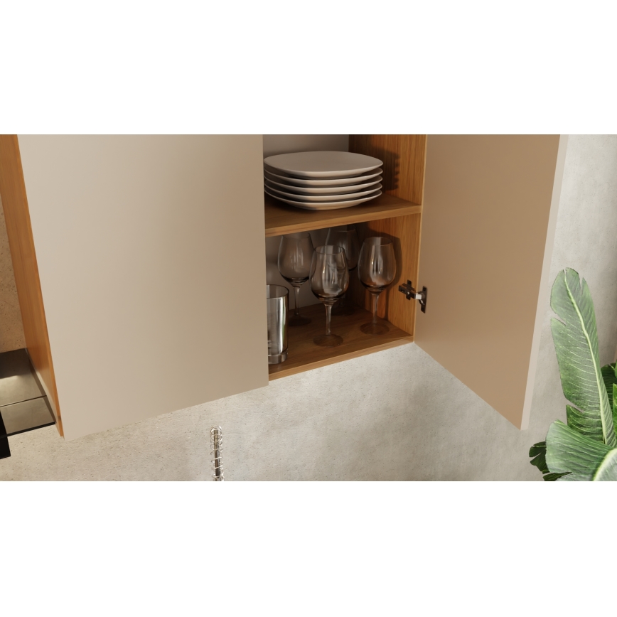 Mueble de cocina JOY 200 cm nogal