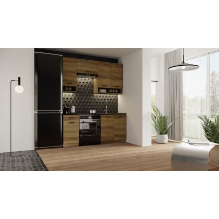 Mueble de cocina JUNE 180 cm roble