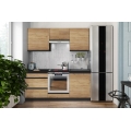 Mueble de cocina MARINA 180 cm, acabado roble craft