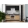 Mueble de cocina MARINA 180 cm roble craft/negro brillante
