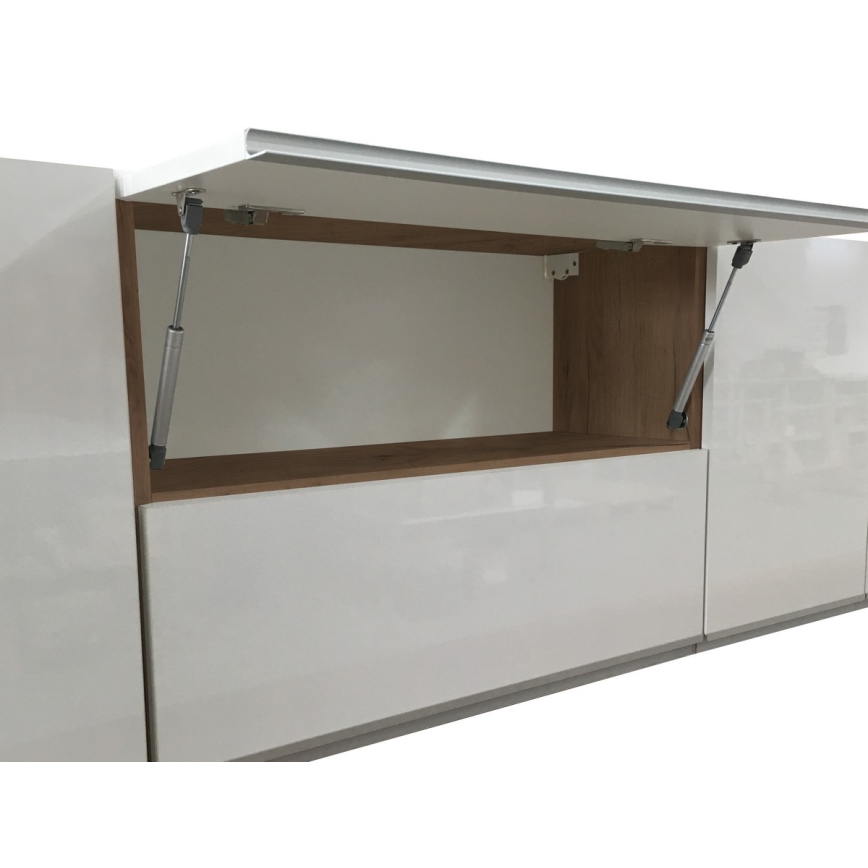 Mueble de cocina MARINA 240 cm roble craft/blanco brillante