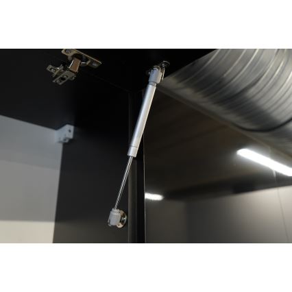 Mueble de cocina MARINA 240 cm roble craft/negro brillante