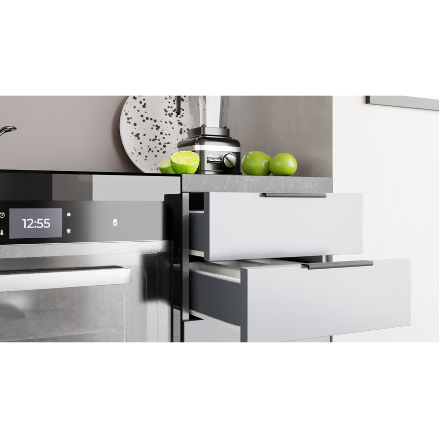 Mueble de cocina PEARL 240 cm gris