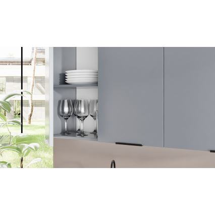 Mueble de cocina PEARL 240 cm gris