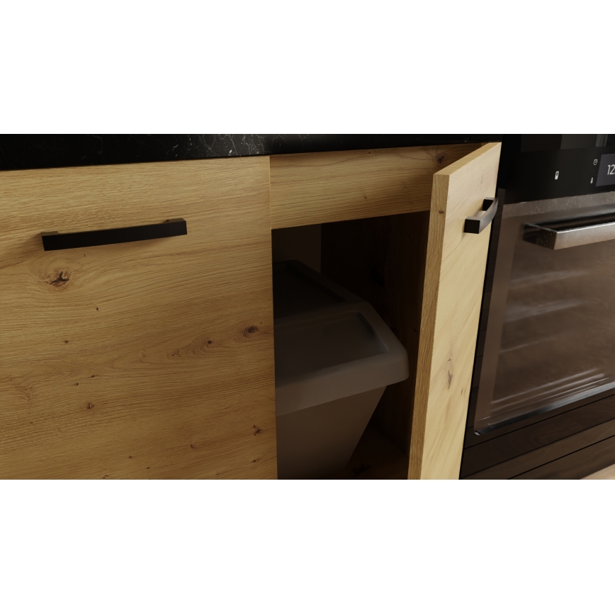 Mueble de cocina ROSALIA 240 cm, roble craft
