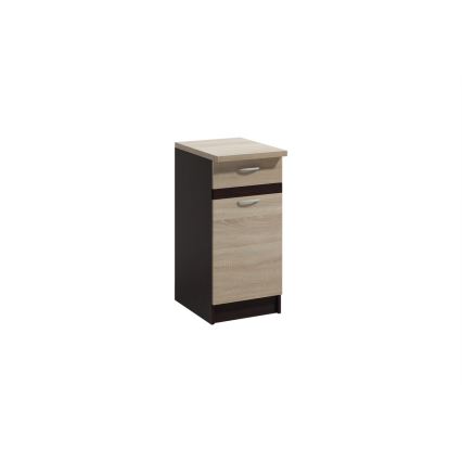 Mueble de cocina VALERIA 180 cm marrón/roble sonoma