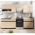 Mueble de cocina VALERIA 240 cm marrón/roble Sonoma