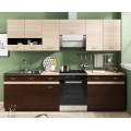 Mueble de cocina VALERIA 240 cm roble sonoma/marrón