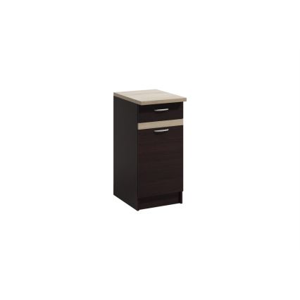 Mueble de cocina VALERIA 240 cm roble sonoma/marrón