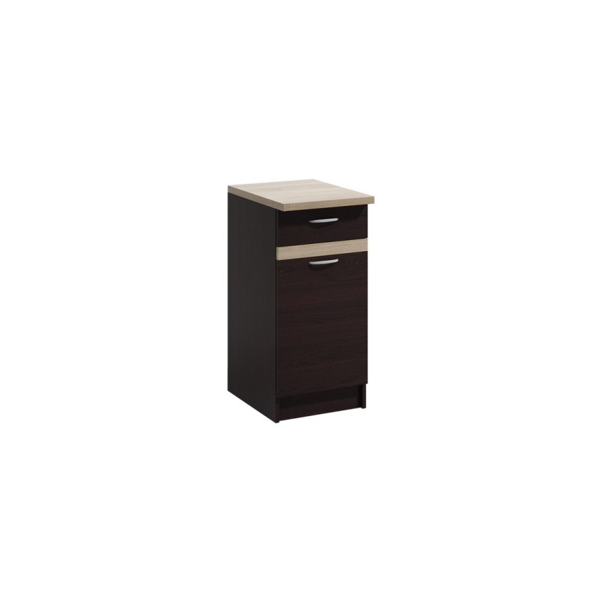 Mueble de cocina VALERIA 240 cm roble sonoma/marrón