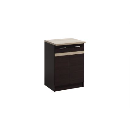 Mueble de cocina VALERIA 240 cm roble sonoma/marrón