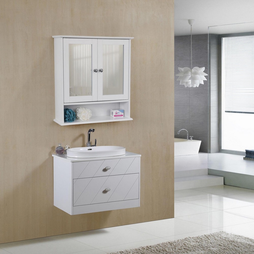 Mueble de pared SIERA blanco