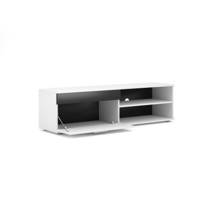 Mueble de salón BRICK blanco/negro