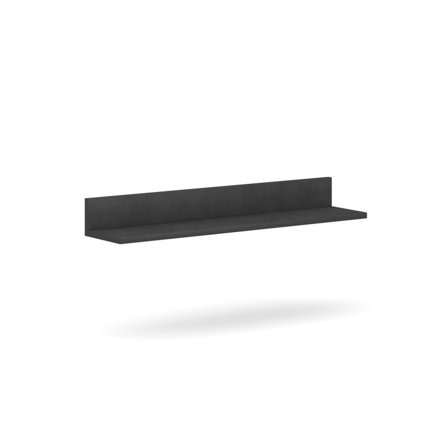 Mueble de salón BRICK marrón/negro