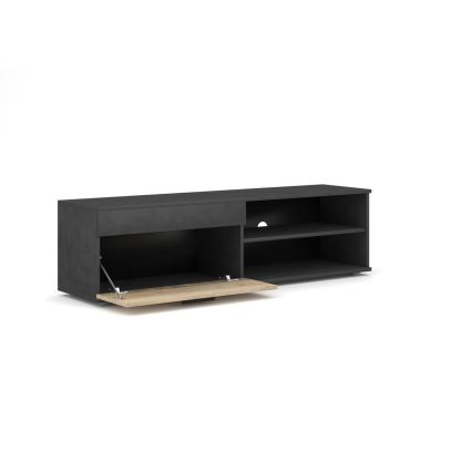 Mueble de salón BRICK marrón/negro