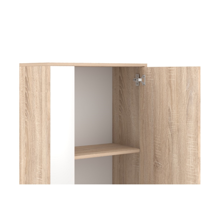 Mueble de salón BRICK roble sonoma/blanco