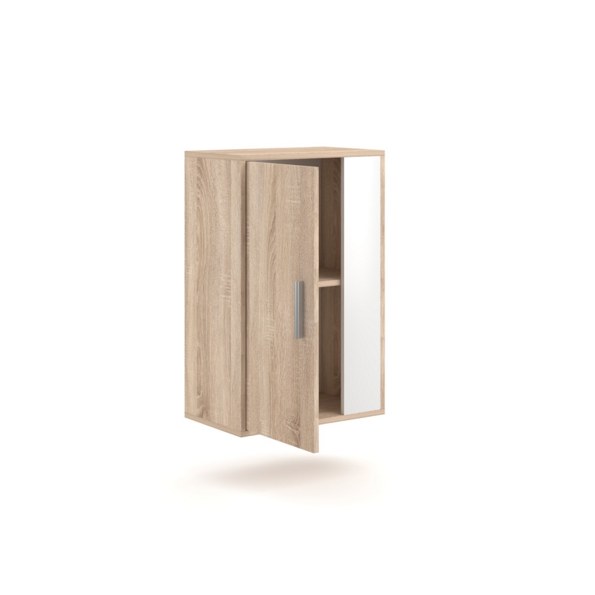 Mueble de salón BRICK roble sonoma/blanco