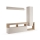 Mueble de salón LENOR cachemira/marrón