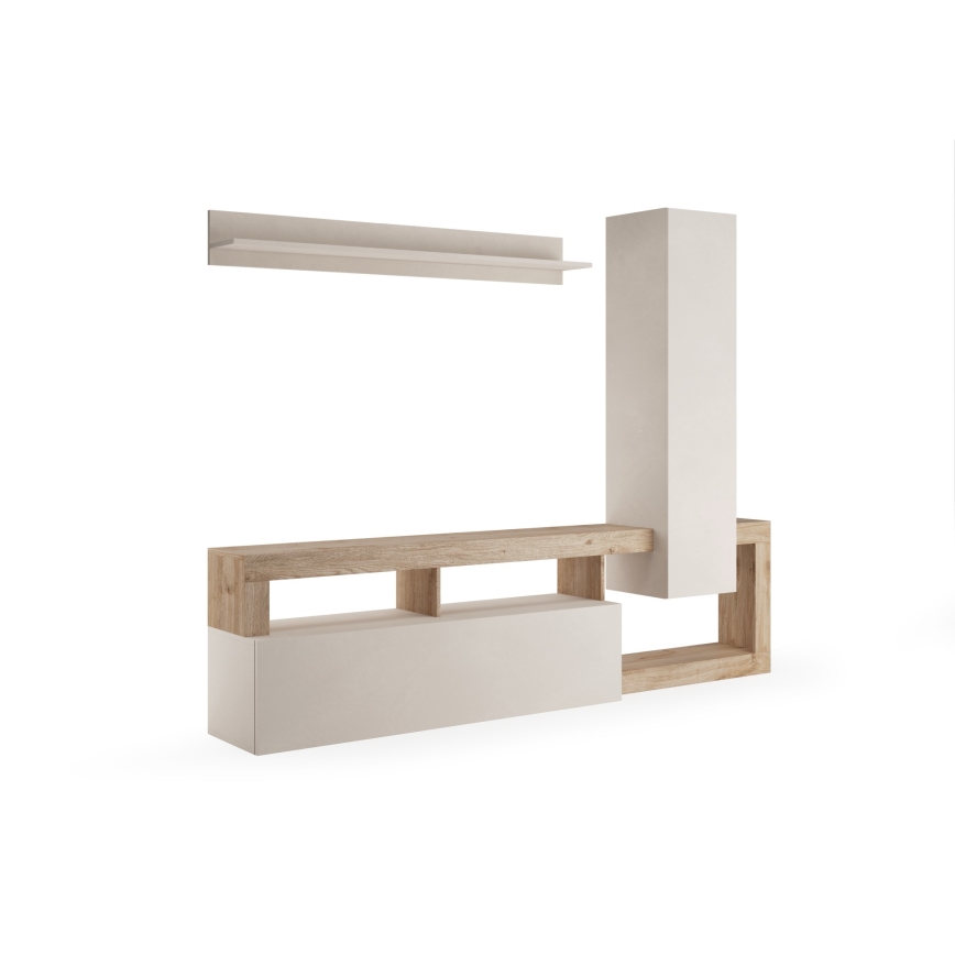 Mueble de salón LENOR cachemira/marrón