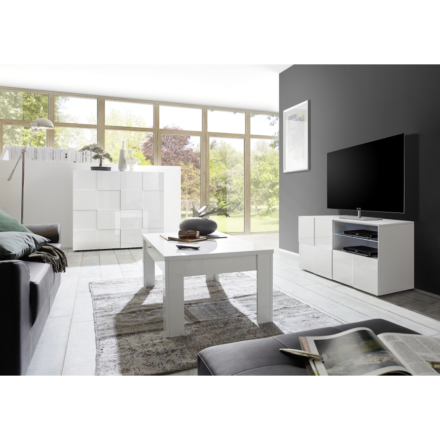 Mueble de TV SERIAN blanco
